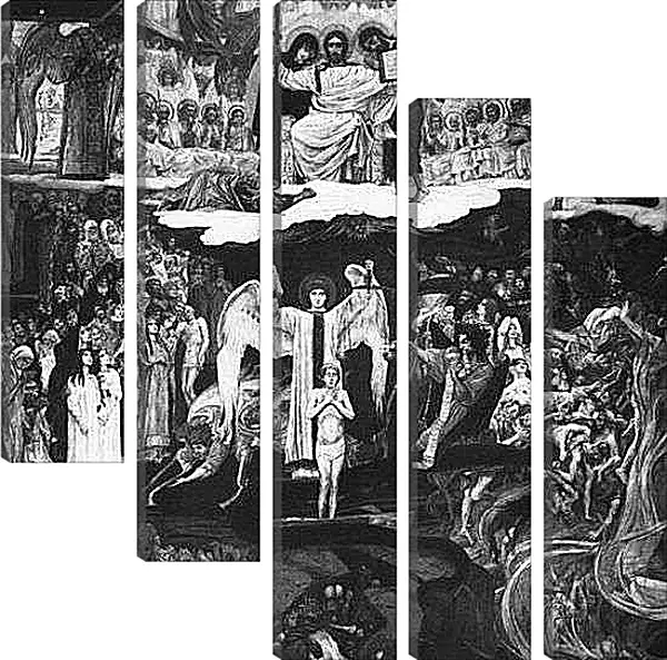 Модульная картина - Видение страшного суда. Виктор Васнецов