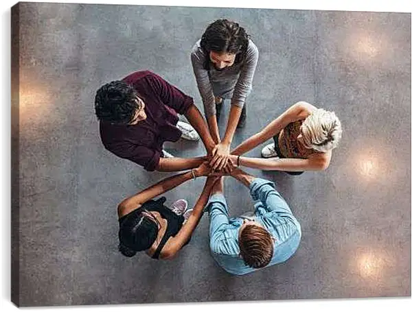 Постер на подрамнике - Все вместе