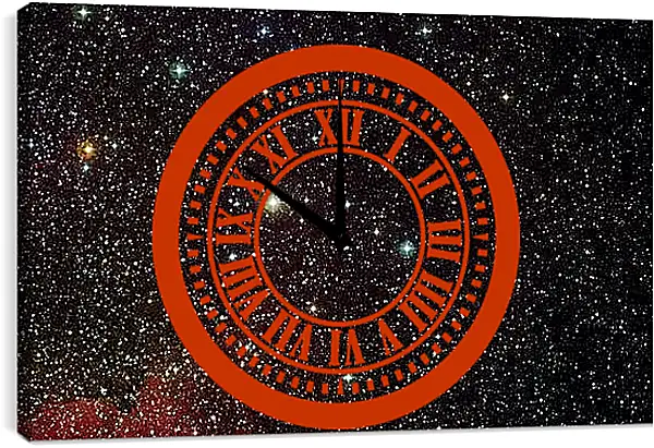 Часы картина - Космос