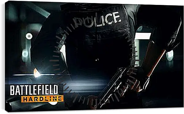 Часы картина - Battlefield: Hardline