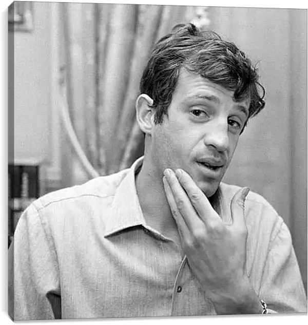 Постер на подрамнике - Жан-Поль Бельмондо. Jean-Paul Belmondo