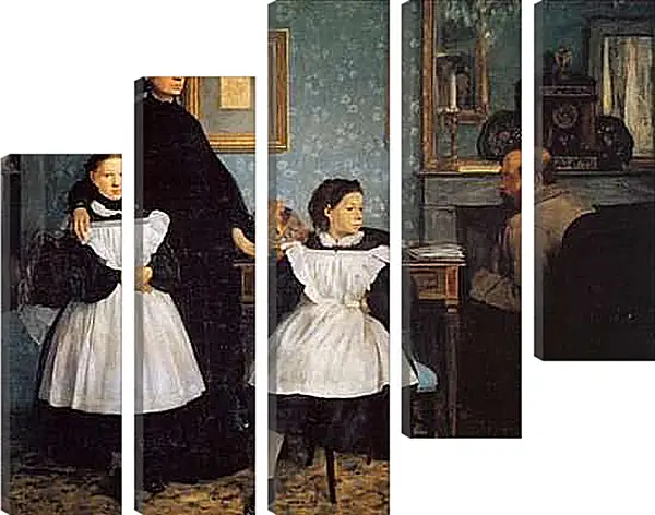 Модульная картина - La Famille Bellelli. Эдгар Дега