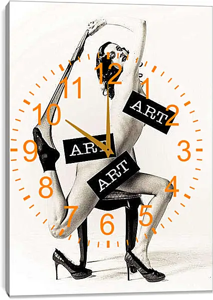 Часы картина - Арт-цензура
