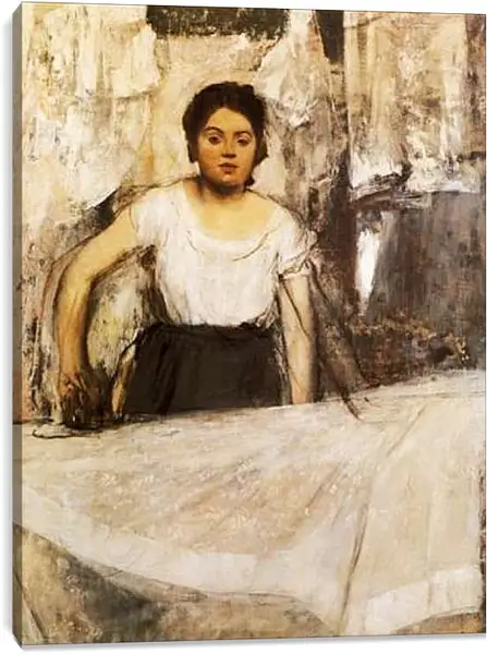 Постер на подрамнике - La Repasseuse. Эдгар Дега