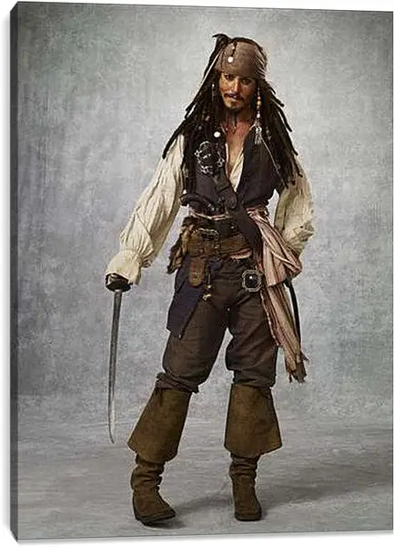 Постер на подрамнике - Johnny Depp - Джонни Депп
