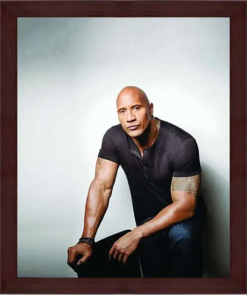 Картина в раме - Dwayne Douglas Johnson. Дуэйн Джонсон (Скала)