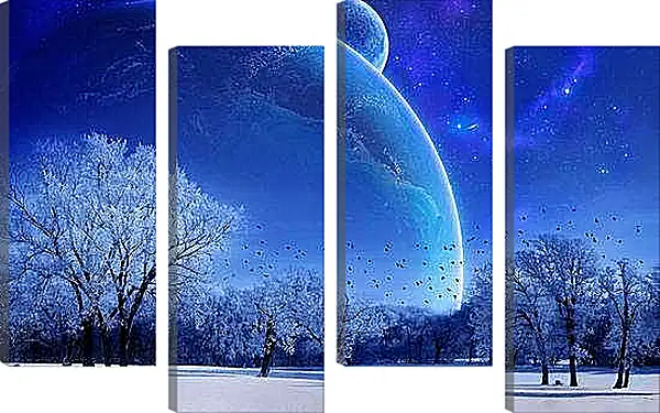 Модульная картина - Космос