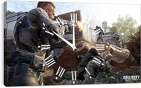 Часы картина - Call Of Duty: Black Ops III