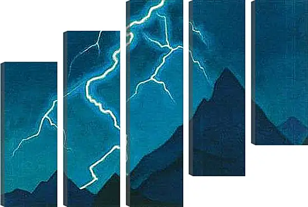 Модульная картина - Зов неба. Рерих Николай