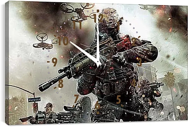 Часы картина - Call Of Duty: Black Ops II