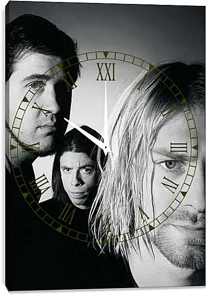 Часы картина - Нирвана (Nirvana)