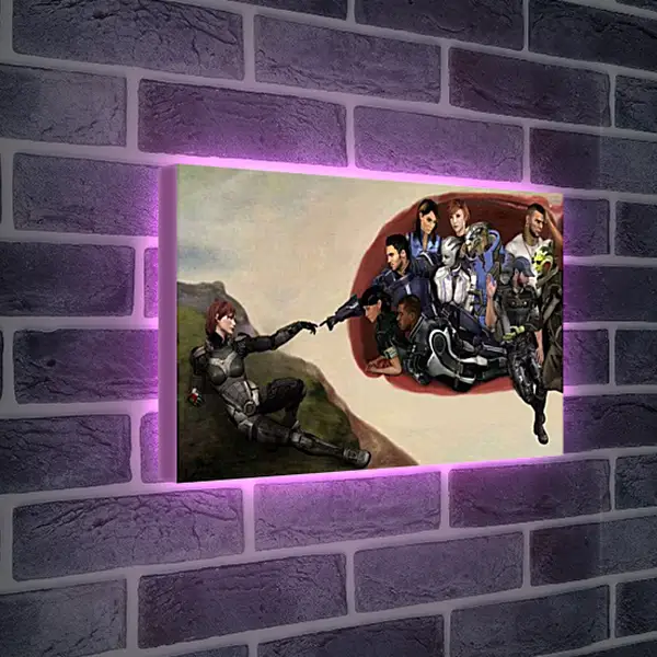 Лайтбокс световая панель - Mass Effect 3