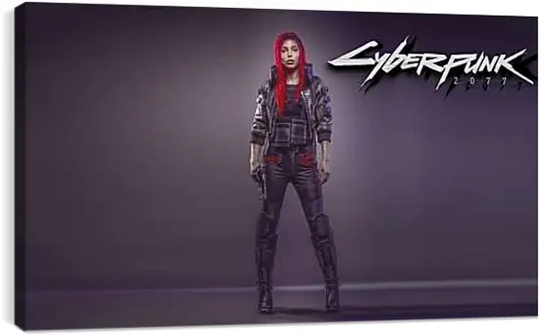 Постер на подрамнике - Cyberpunk 2077