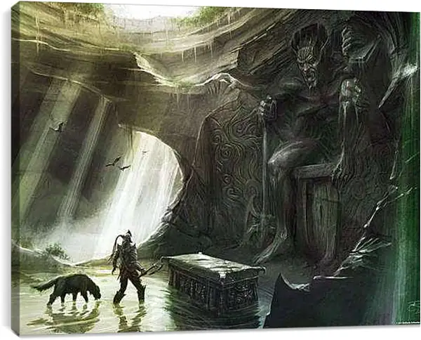 Постер на подрамнике - The Elder Scrolls V: Skyrim
