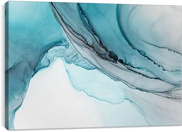 Постер на подрамнике - Abstract blue1. Mari Dein