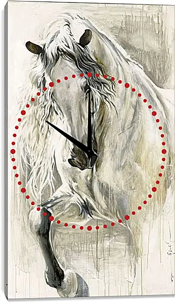 Часы картина - Сила и грация