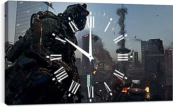 Часы картина - Call Of Duty: Advanced Warfare