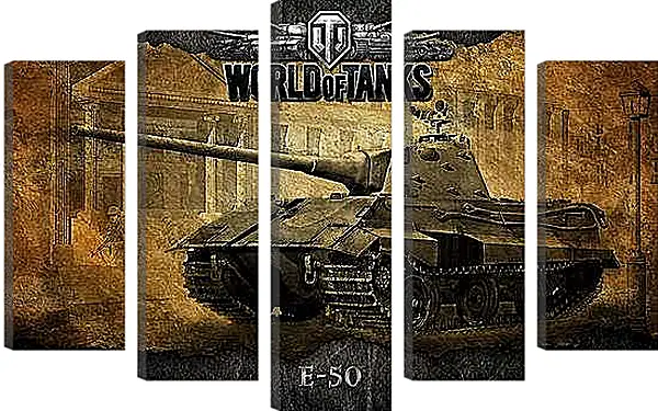 Модульная картина - World Of Tanks