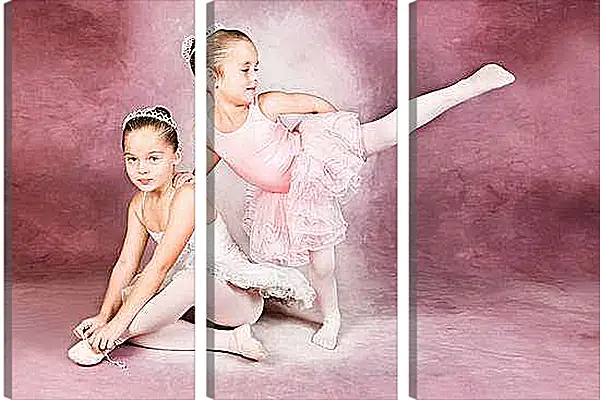 Модульная картина - Две юные балерины