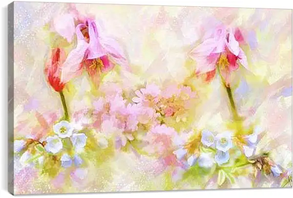 Постер на подрамнике - Цветы