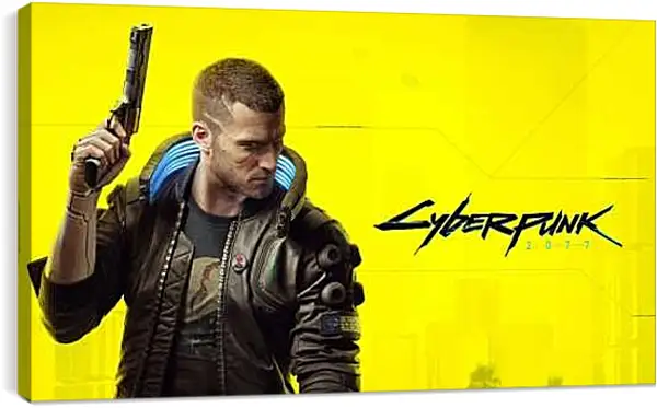 Постер на подрамнике - Cyberpunk 2077