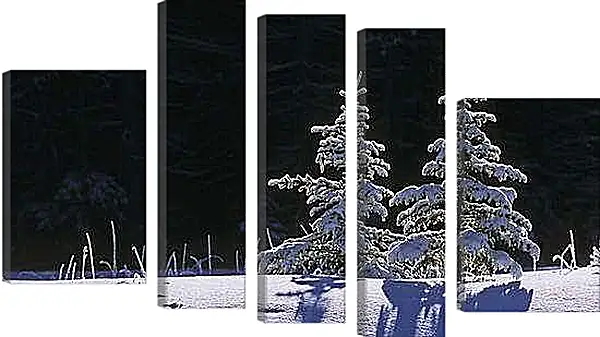 Модульная картина - Зима