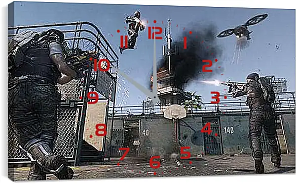 Часы картина - Call Of Duty: Advanced Warfare
