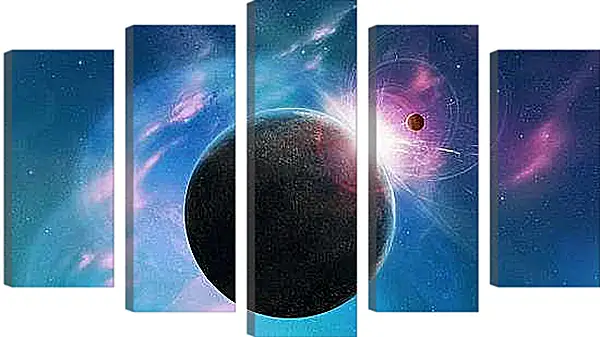 Модульная картина - Космос