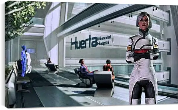 Постер на подрамнике - Mass Effect 3