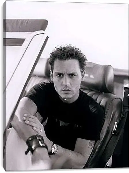 Постер на подрамнике - Johnny Depp - Джонни Депп
