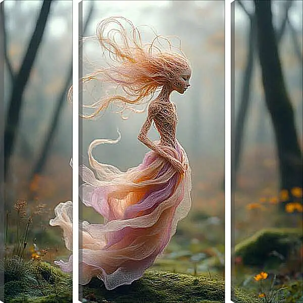 Модульная картина - Лесная Фея