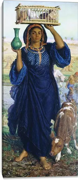 Постер на подрамнике - Египтянка. Уильям Холман Хант