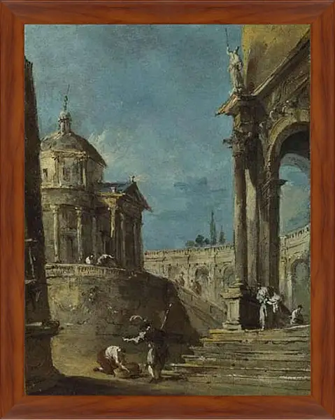 Картина в раме - An Architectural Caprice (1) Франческо Гварди