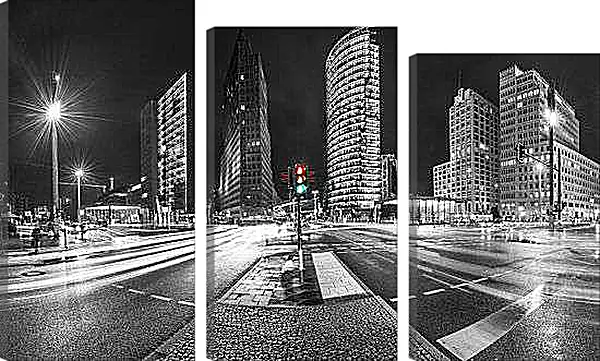 Модульная картина - Берлин светофор ч