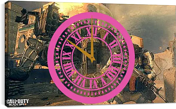 Часы картина - Call Of Duty: Black Ops III