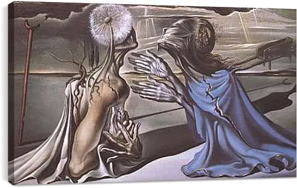 Постер на подрамнике - Тристан и Изольда. Сальвадор Дали