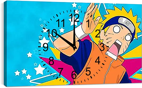 Часы картина - Наруто Йоу