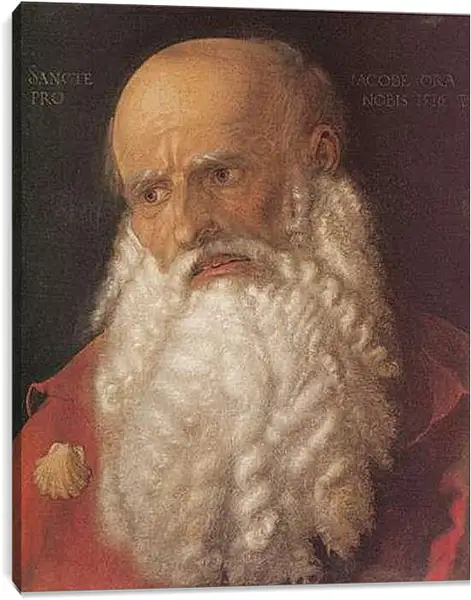 Постер на подрамнике - Apostel Jakobus - Апостол Иаков. Альбрехт Дюрер