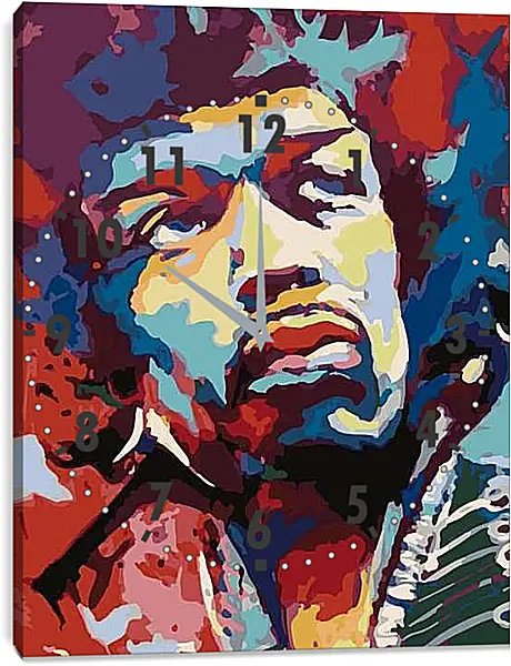 Часы картина - Джими Хендрикс. Jimi Hendrix