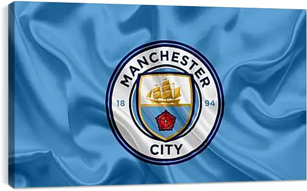 Постер на подрамнике - Эмблема Манчестер Сити