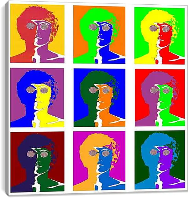 Постер на подрамнике - John lennon. Поп-арт