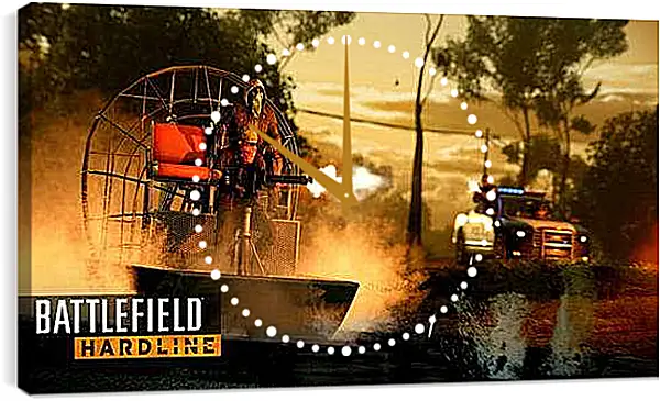 Часы картина - Battlefield: Hardline