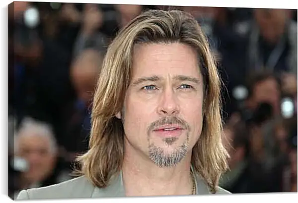 Постер на подрамнике - Брэд Питт. Brad Pitt