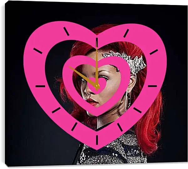 Часы картина - Рианна. Rihanna