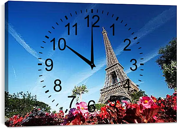 Часы картина - Франция (Париж)