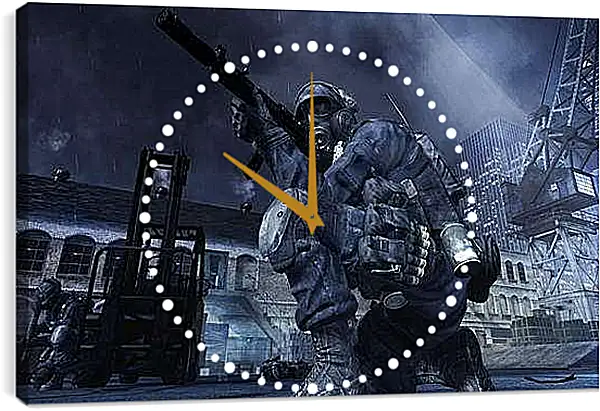 Часы картина - Call Of Duty