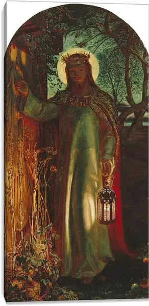 Постер на подрамнике - Светоч мира. Уильям Холман Хант