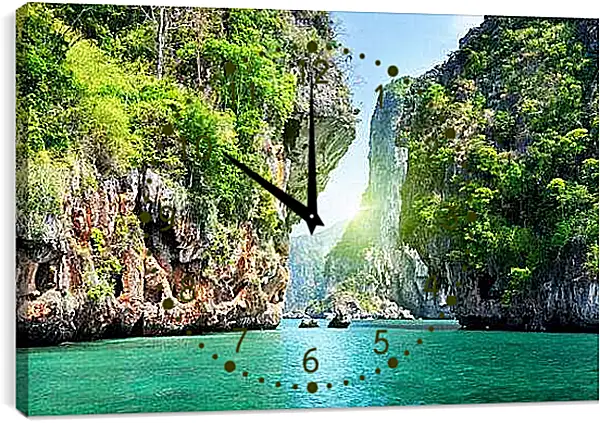 Часы картина - Лагуна