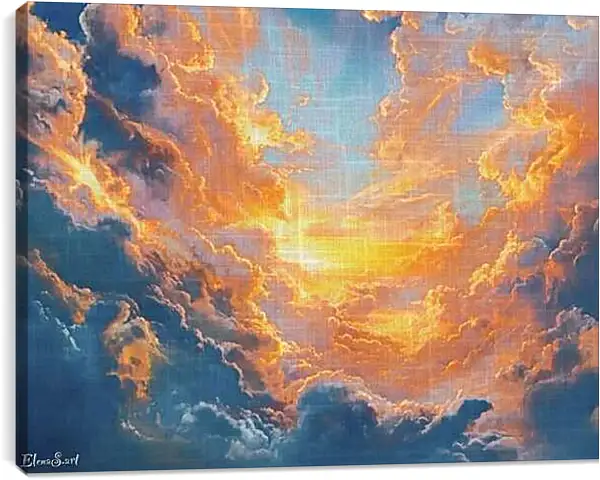 Постер на подрамнике - Clouds 4