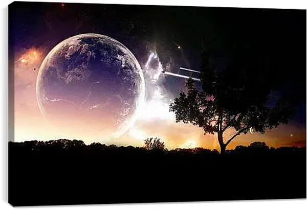 Постер на подрамнике - Космос